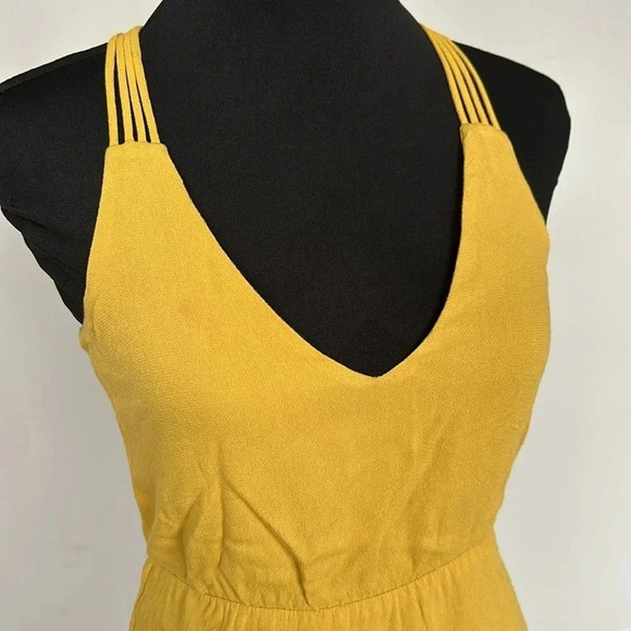 Forever 21 Golden Yellow Dress Sz XS - Picture 2 of 7